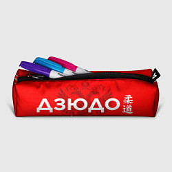 Пенал для ручек Российская федерация дзюдо - на красном фоне, цвет: 3D-принт — фото 2