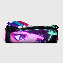 Пенал для ручек Неоновые глаза - Cyberpunk, цвет: 3D-принт — фото 2