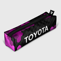 Пенал для ручек Toyota pro racing: надпись и символ, цвет: 3D-принт