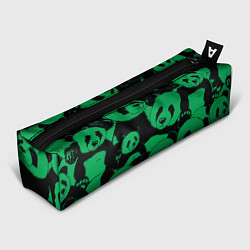 Пенал для ручек Panda green pattern, цвет: 3D-принт