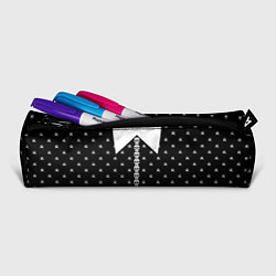 Пенал для ручек Уэнсдей Аддамс: униформа с черепами, цвет: 3D-принт — фото 2