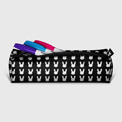 Пенал для ручек Bunny pattern black, цвет: 3D-принт — фото 2