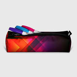 Пенал для ручек Кубические грани абстракции, цвет: 3D-принт — фото 2