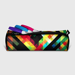 Пенал для ручек Цветная мозаика плитки, цвет: 3D-принт — фото 2