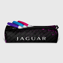 Пенал для ручек Jaguar pro racing: надпись и символ, цвет: 3D-принт — фото 2