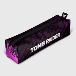 Пенал для ручек Tomb Raider pro gaming: надпись и символ, цвет: 3D-принт