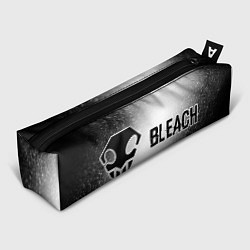 Пенал для ручек Bleach glitch на светлом фоне: надпись и символ, цвет: 3D-принт