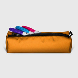 Пенал для ручек Жёлто-оранжевый текстура однотонный, цвет: 3D-принт — фото 2