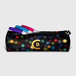 Пенал для ручек Bitcoin logo criptomoney, цвет: 3D-принт — фото 2
