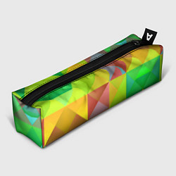 Пенал для ручек Разноцветные фигуры, цвет: 3D-принт