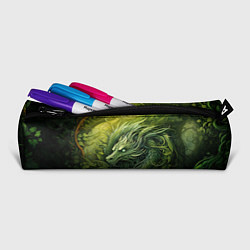 Пенал для ручек Зеленый лесной дракон 2024, цвет: 3D-принт — фото 2