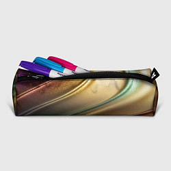 Пенал для ручек Плавные рельефы с блёстками, цвет: 3D-принт — фото 2