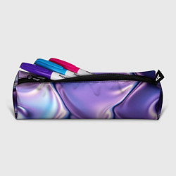 Пенал для ручек Голография - изгибающийся металлический фиолетовый, цвет: 3D-принт — фото 2