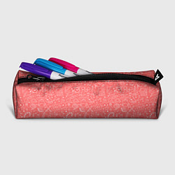 Пенал для ручек Школьный розовый паттерн, цвет: 3D-принт — фото 2