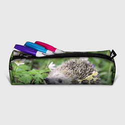 Пенал для ручек Лесной ёжик в траве, цвет: 3D-принт — фото 2
