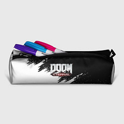 Пенал для ручек Doom eternal белые краски, цвет: 3D-принт — фото 2