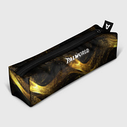 Пенал для ручек Palworld логотип золотая пыльца, цвет: 3D-принт