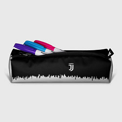 Пенал для ручек Juventus белый огонь текстура, цвет: 3D-принт — фото 2