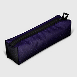 Пенал для ручек Градиент ночной фиолетово-чёрный, цвет: 3D-принт