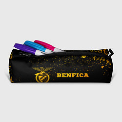 Пенал для ручек Benfica - gold gradient по-горизонтали, цвет: 3D-принт — фото 2