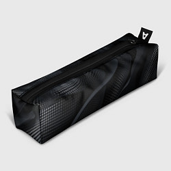 Пенал для ручек Черная геометрическая материя, цвет: 3D-принт