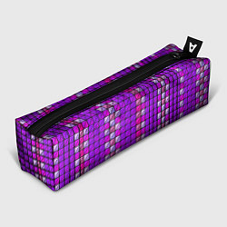 Пенал для ручек Фиолетовые плитки, цвет: 3D-принт