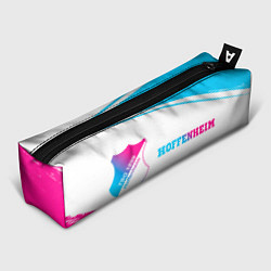 Пенал для ручек Hoffenheim neon gradient style по-горизонтали, цвет: 3D-принт