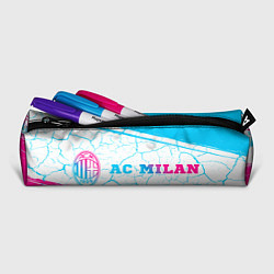 Пенал для ручек AC Milan neon gradient style по-горизонтали, цвет: 3D-принт — фото 2