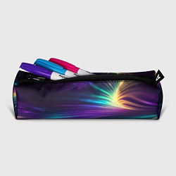 Пенал для ручек Неоновые лучи на фиолетовом фоне, цвет: 3D-принт — фото 2