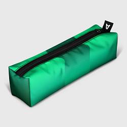 Пенал для ручек Яркий зеленый градиентный комбинированный фон, цвет: 3D-принт