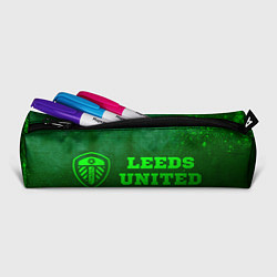 Пенал для ручек Leeds United - green gradient по-горизонтали, цвет: 3D-принт — фото 2