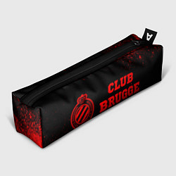 Пенал для ручек Club Brugge - red gradient по-горизонтали, цвет: 3D-принт