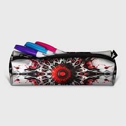 Пенал для ручек Красная сюрреалистичная абстракция, цвет: 3D-принт — фото 2