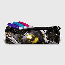 Пенал для ручек Жёлтая сфера киберпанк, цвет: 3D-принт — фото 2