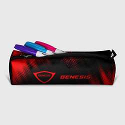 Пенал для ручек Genesis - red gradient по-горизонтали, цвет: 3D-принт — фото 2