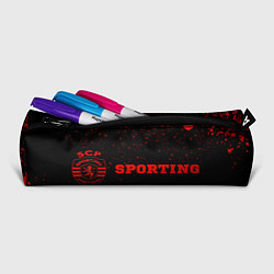 Пенал для ручек Sporting - red gradient по-горизонтали, цвет: 3D-принт — фото 2
