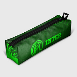 Пенал для ручек Inter - green gradient по-горизонтали, цвет: 3D-принт