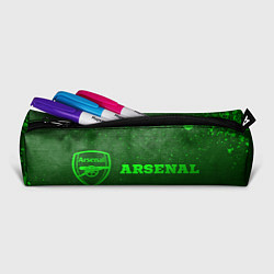 Пенал для ручек Arsenal - green gradient по-горизонтали, цвет: 3D-принт — фото 2