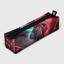 Пенал для ручек Cyberpunk elephant, цвет: 3D-принт