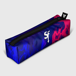 Пенал для ручек Sally face neon flame, цвет: 3D-принт
