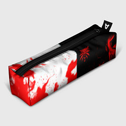 Пенал для ручек Ведьмак огненный, цвет: 3D-принт