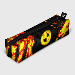 Пенал для ручек BMW огненные краски, цвет: 3D-принт
