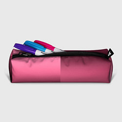 Пенал для ручек Розовый с затемнением градиент пополам, цвет: 3D-принт — фото 2