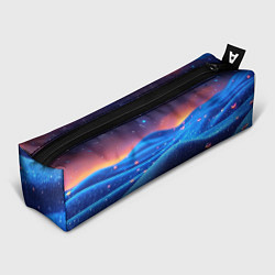 Пенал для ручек Синяя дюна - текстура, цвет: 3D-принт