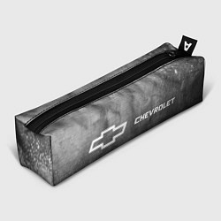 Пенал для ручек Chevrolet - grey gradient по-горизонтали, цвет: 3D-принт