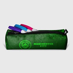 Пенал для ручек Manchester City - green gradient по-горизонтали, цвет: 3D-принт — фото 2