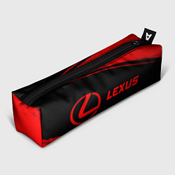 Пенал для ручек Lexus - red gradient по-горизонтали, цвет: 3D-принт