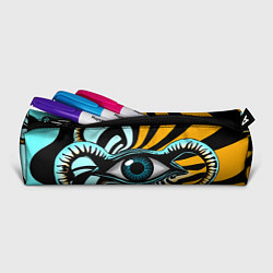 Пенал для ручек Глаз - психоделика, цвет: 3D-принт — фото 2