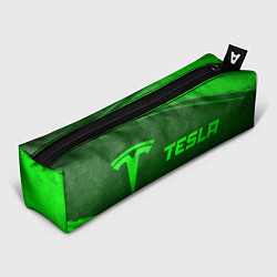 Пенал для ручек Tesla - green gradient по-горизонтали, цвет: 3D-принт