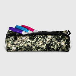 Пенал для ручек Пятнистый чёрно-бежевый, цвет: 3D-принт — фото 2